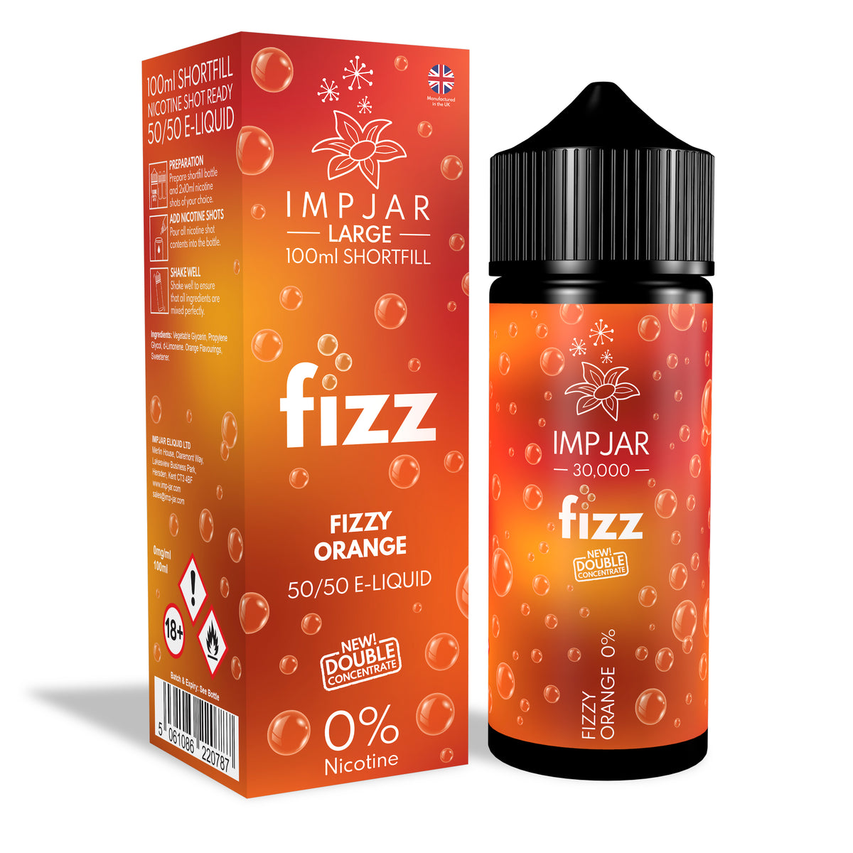 Fizzy Orange Fizz 100ml