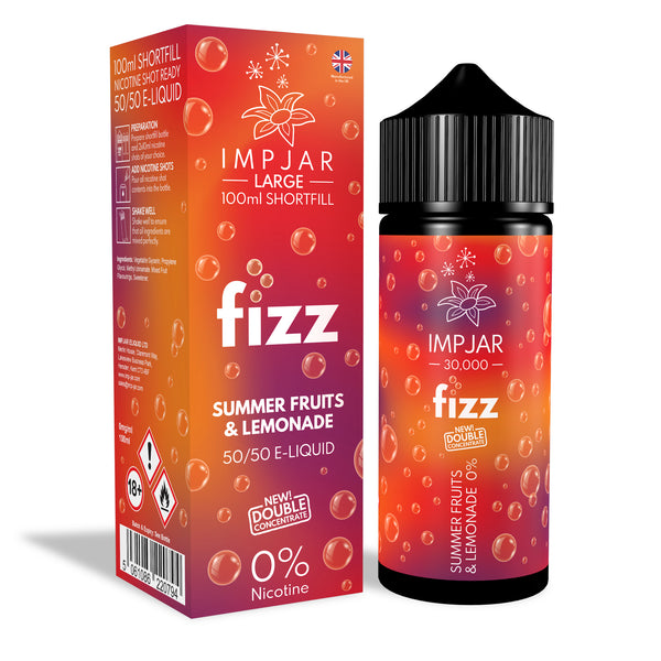 Summer Fruits & Lemonade Fizz 100ml