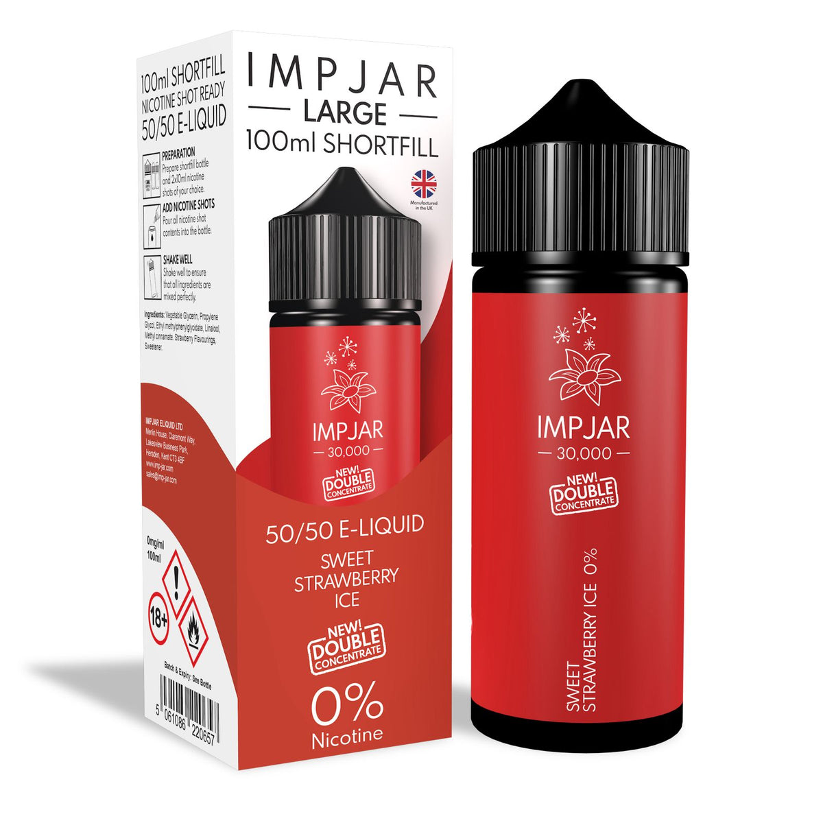 Sweet Strawberry Ice Originals 100ml