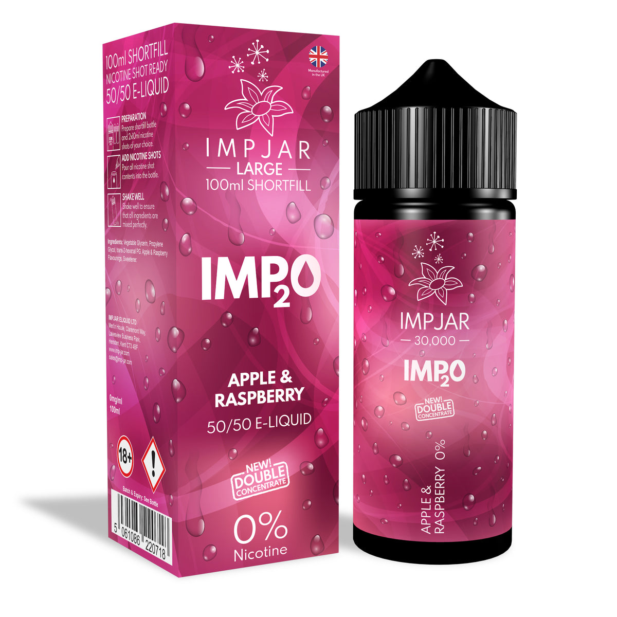Apple & Raspberry Imp20 100ml