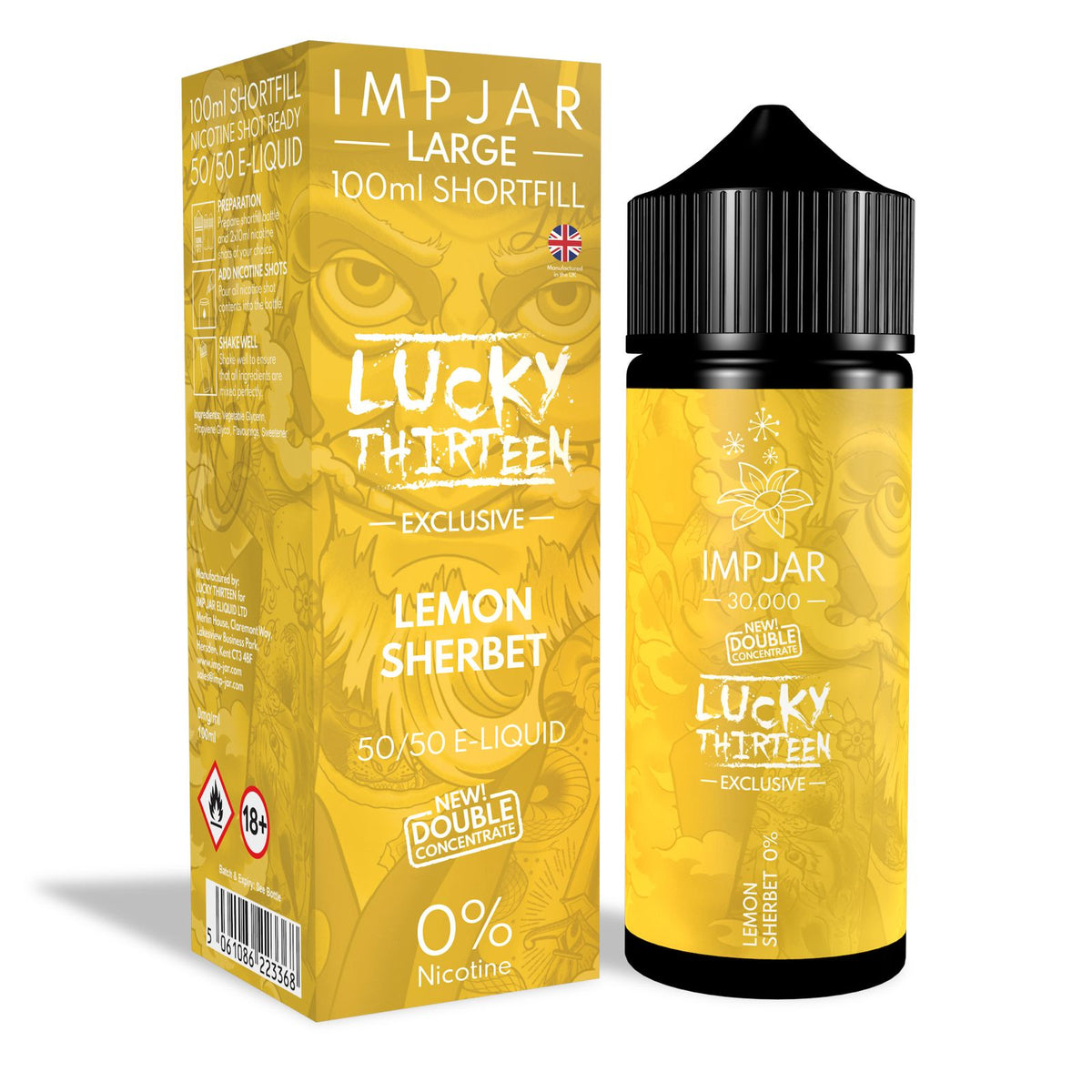 Lemon Sherbet Lucky 13 100ml