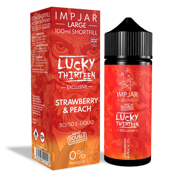 Strawberry & Peach Lucky 13 100ml