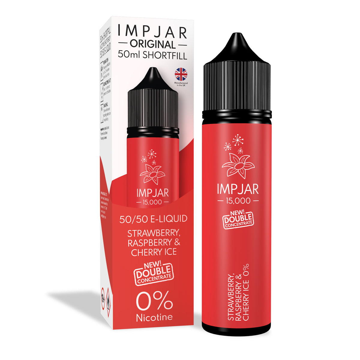 Strawberry Raspberry & Cherry Ice Originals 50ml