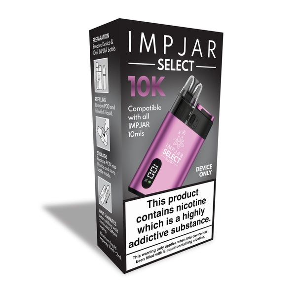 Imp Jar Select Kit - (Purple) and 1x 10ml Nic Salt